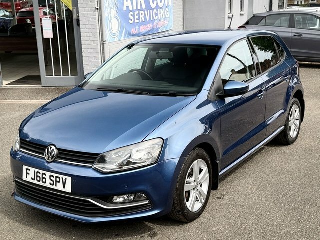 Volkswagen Polo 1.2 Tsi Bluemotion Tech Match Hatchback Blue #3