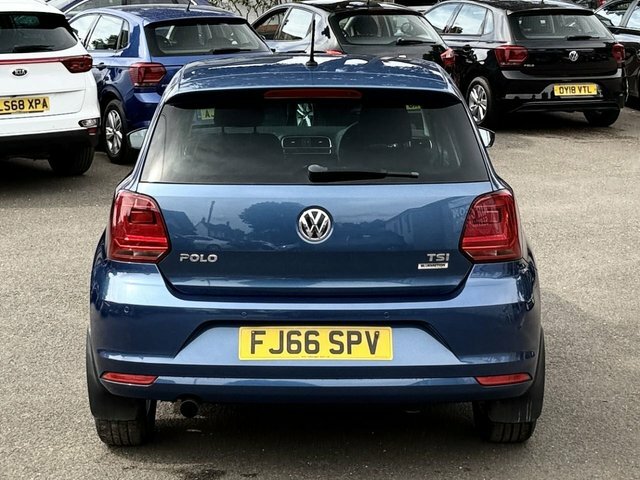 Volkswagen Polo 1.2 Tsi Bluemotion Tech Match Hatchback Blue #5