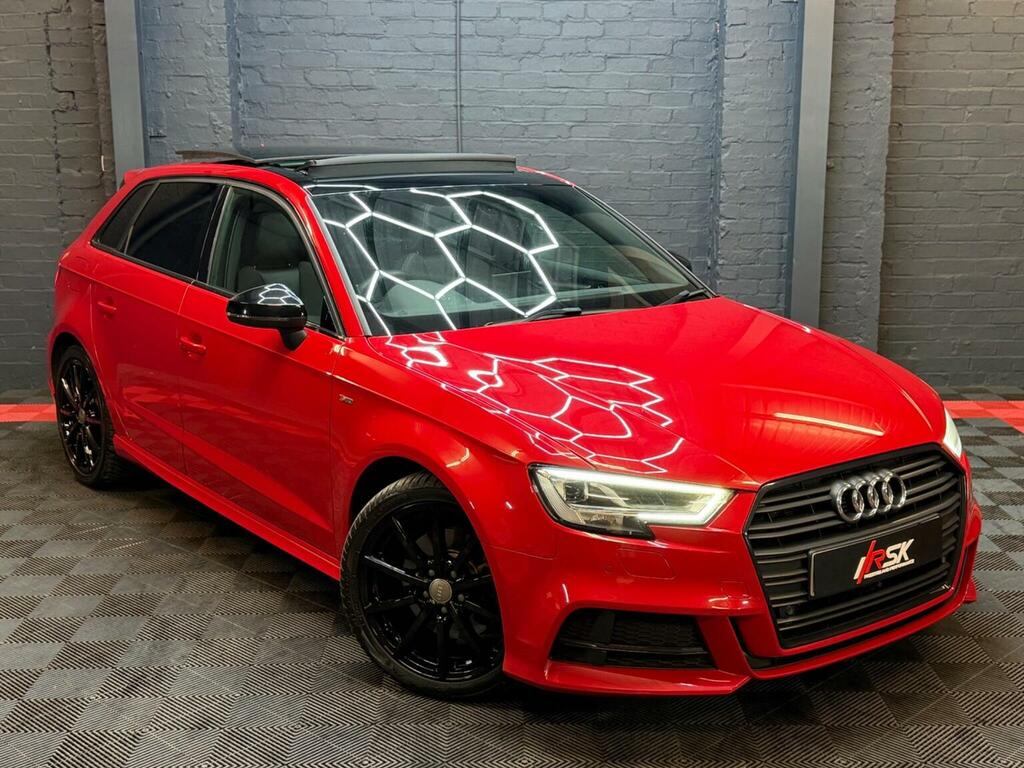 Audi A3 Hatchback 2.0 Tdi Black Edition Sportback Euro 6 Red