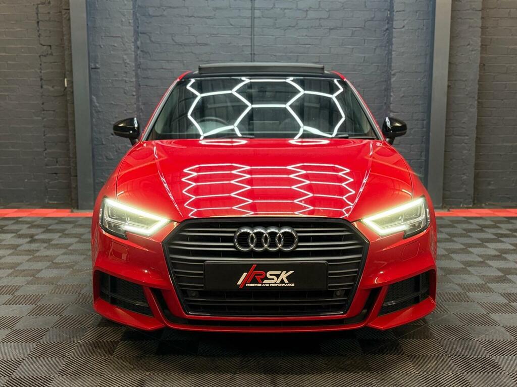 Audi A3 Hatchback 2.0 Tdi Black Edition Sportback Euro 6 ST67HDK Red #5