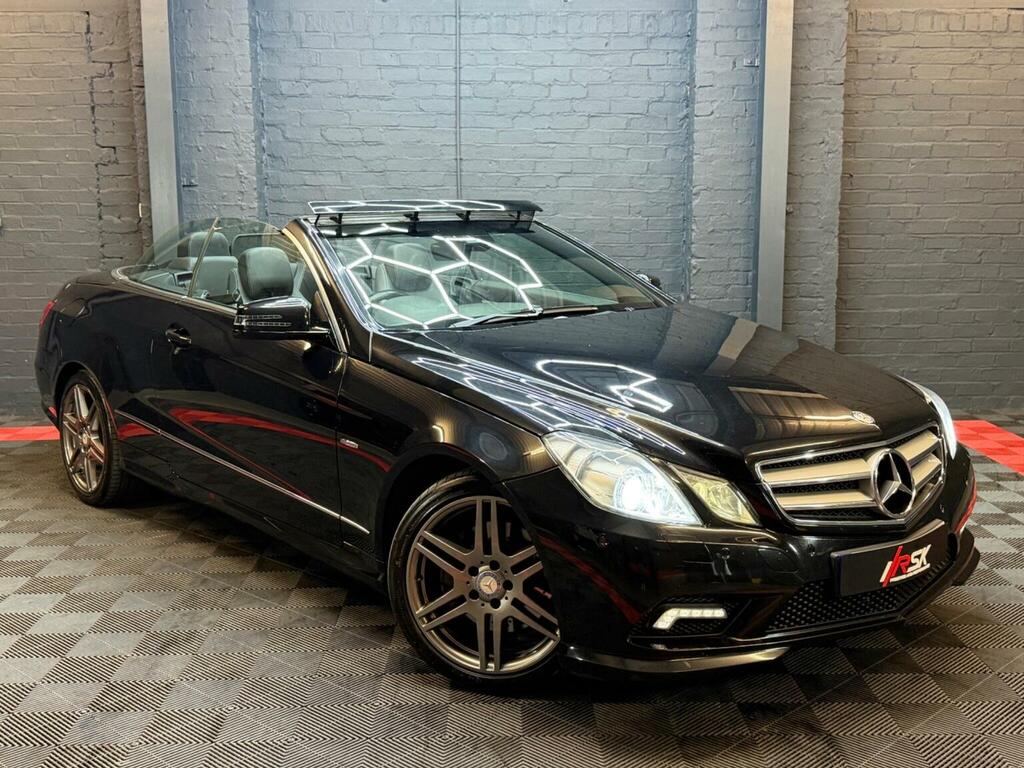 Mercedes-Benz E Class 2.1 E250 Cdi Blueefficiency Sport Cabriolet G-tron Black