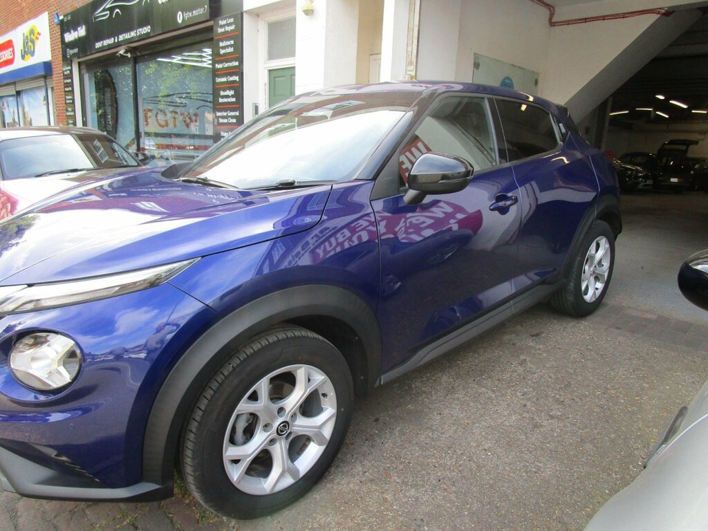 Nissan Juke 1.0 Dig-t N-connecta Dct Euro 6 Ss AY22RMZ Blue #4