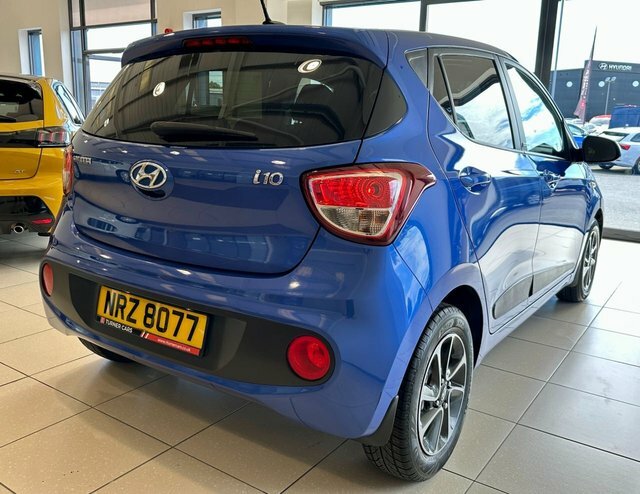 Hyundai I10 1.0 Go Se Hatchback Euro 6 66 NRZ8077 Blue #4