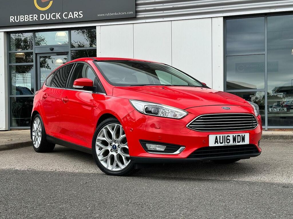 Ford Focus 1.0T Ecoboost Titanium X Euro 6 Ss Red