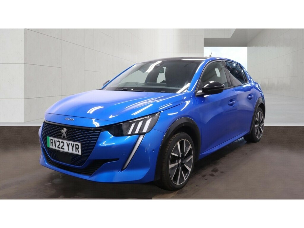 Peugeot e-208 50Kwh Gt Premium Hatchback 136 Blue #2