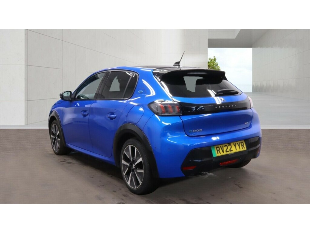 Peugeot e-208 50Kwh Gt Premium Hatchback 136 Blue #3