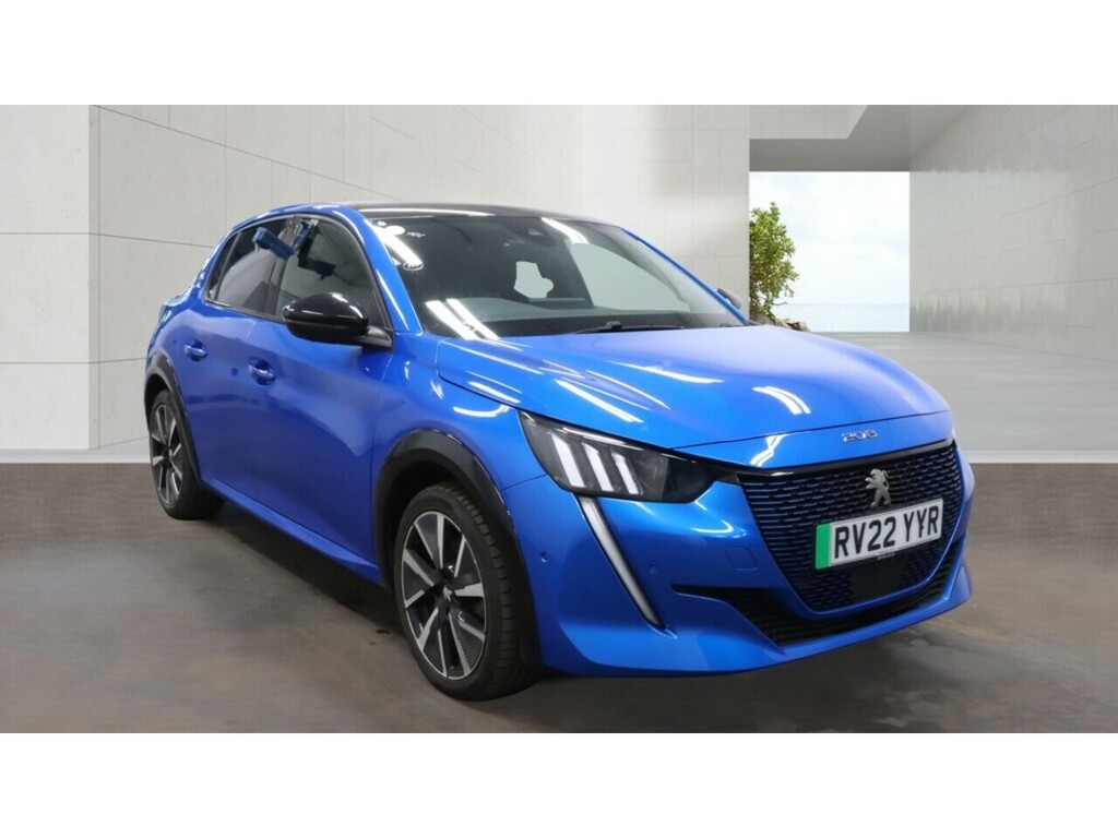 Peugeot e-208 50Kwh Gt Premium Hatchback 136 Blue