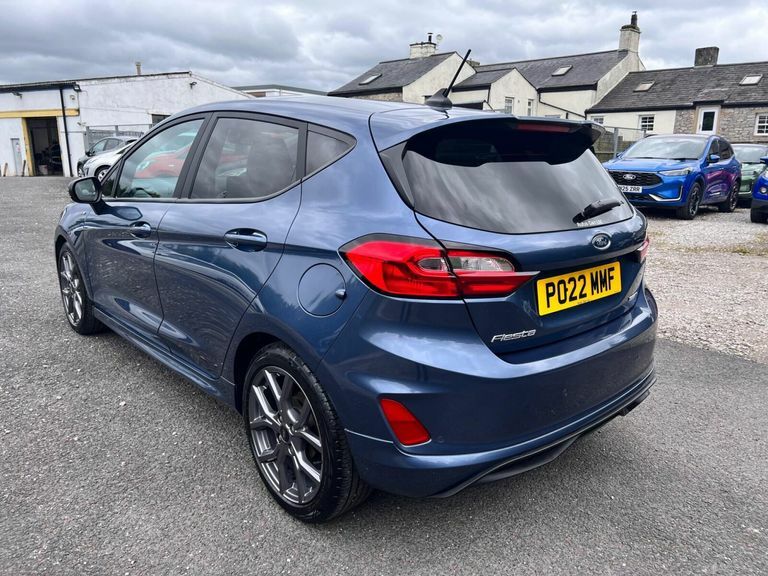 Ford Fiesta 1.0T Ecoboost Mhev St-line Euro 6 Ss PO22MMF Blue #4
