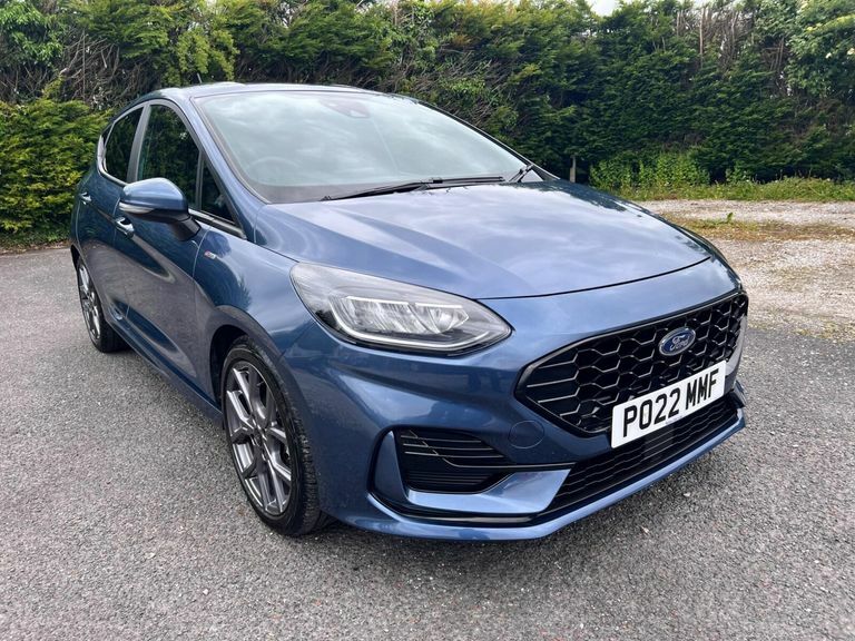 Ford Fiesta 1.0T Ecoboost Mhev St-line Euro 6 Ss PO22MMF Blue #6
