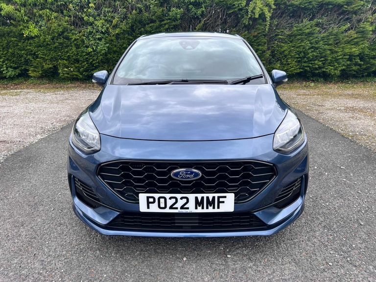 Ford Fiesta 1.0T Ecoboost Mhev St-line Euro 6 Ss PO22MMF Blue #2