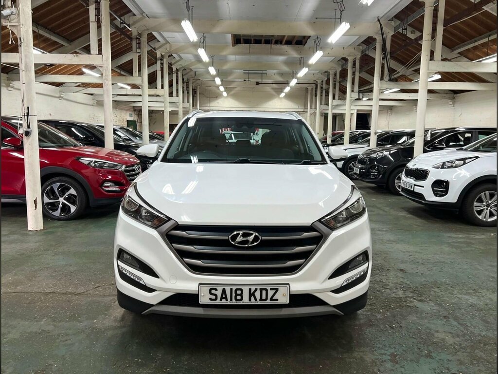 Hyundai Tucson 1.6 Gdi Blue Drive Se Euro 6 Ss White #3
