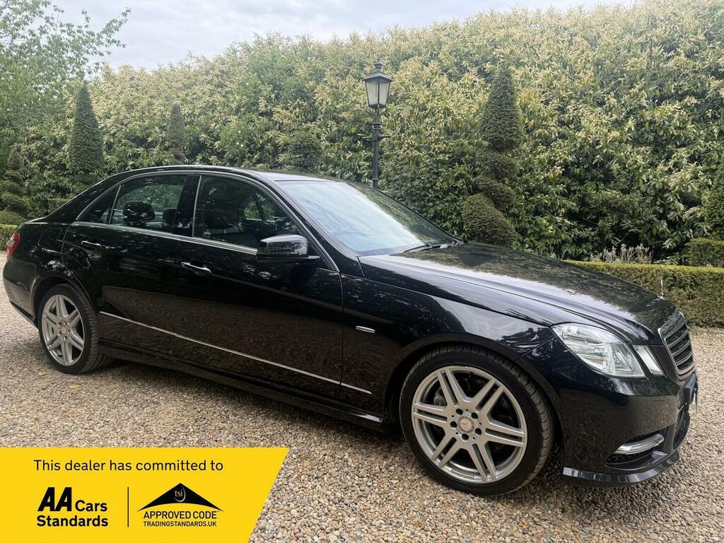 Mercedes-Benz E Class Saloon 3.0 E350 Cdi V6 Blueefficiency Sport G-tron Black