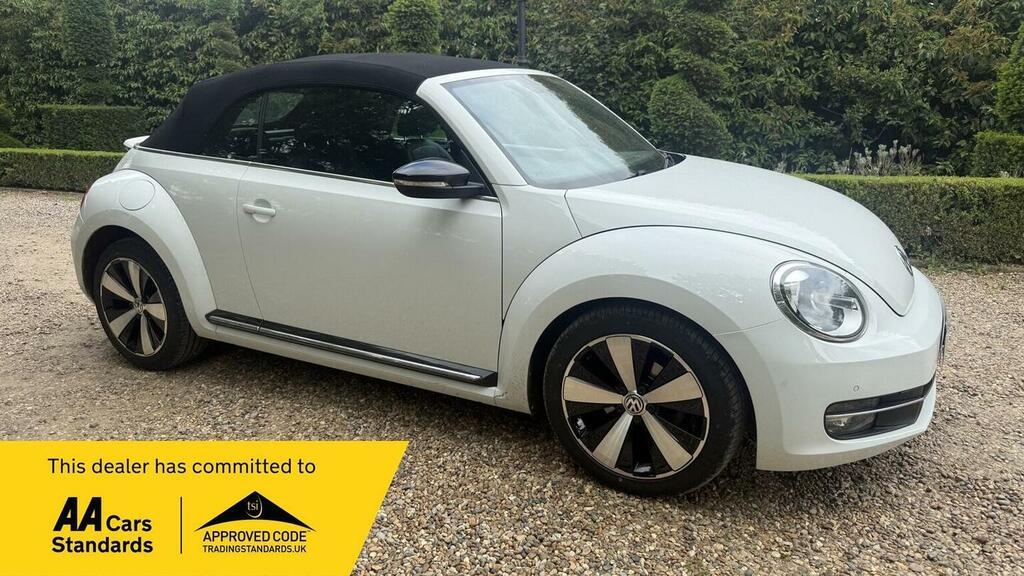 Volkswagen Beetle 2.0 Tdi Bluemotion Tech Sport Cabriolet Dsg Euro 6 White