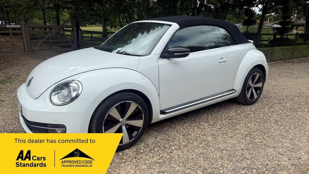 Volkswagen Beetle 2.0 Tdi Bluemotion Tech Sport Cabriolet Dsg Euro 6 White #2