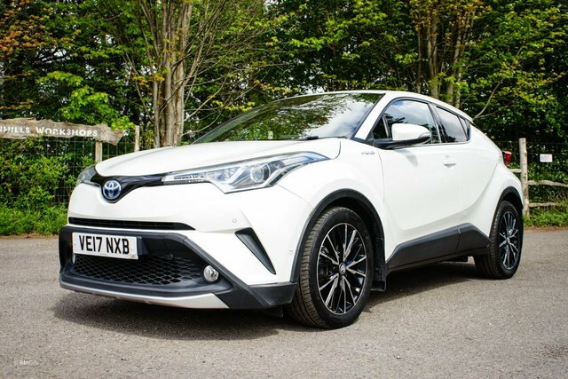 Toyota C-Hr 2017 1.8 Vvt-h Excel Suv Hybrid Cvt Eur White #4