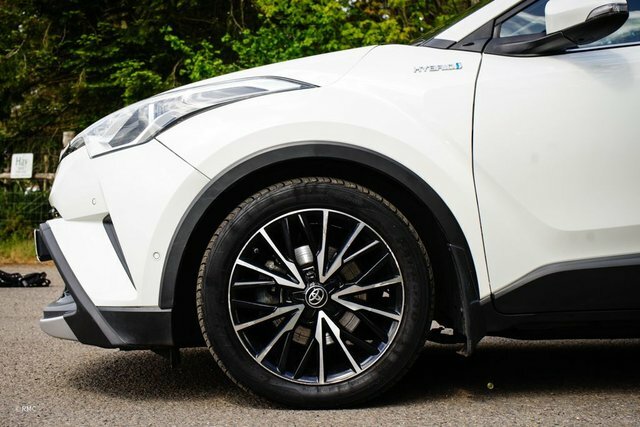 Toyota C-Hr 2017 1.8 Vvt-h Excel Suv Hybrid Cvt Eur White #6