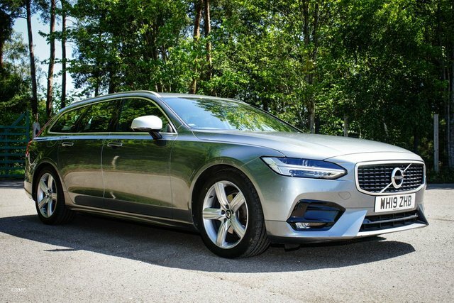 Volvo V90 2019 2.0 D4 R-design Estate Euro 6 WH19ZHB Grey #2