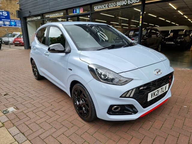 Hyundai I10 2021 1.0 T-gdi N Line Hatchback VK21TLV Blue #5