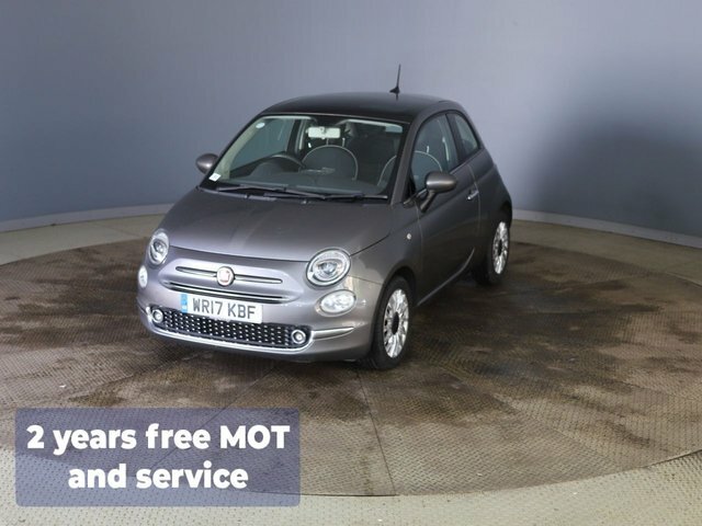 Fiat 500 1.2 Lounge Hatchback Euro 6 Ss Grey