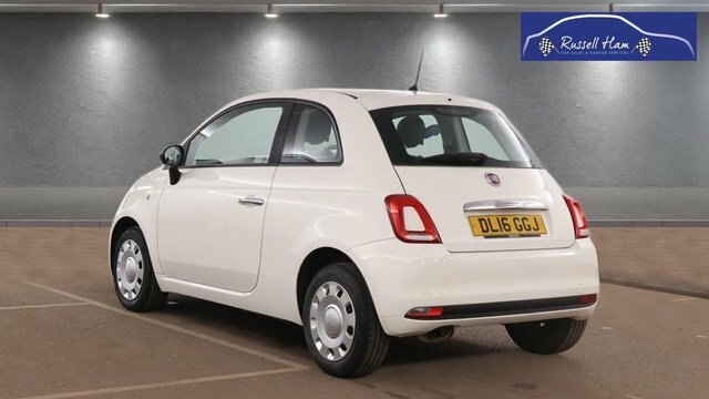 Fiat 500 1.2 Pop Hatchback Euro 6 Ss White #5