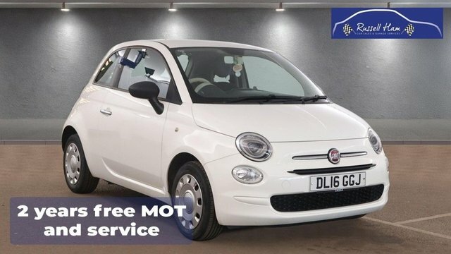 Fiat 500 1.2 Pop Hatchback Euro 6 Ss White