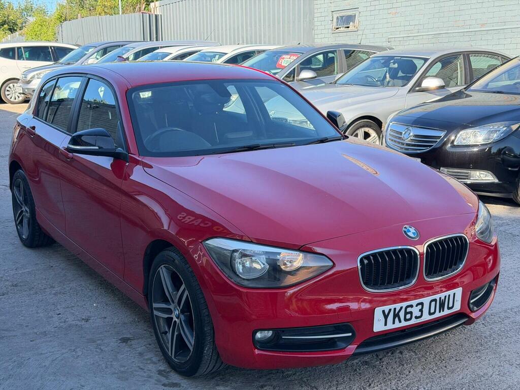 BMW 1 Series 2.0 116D Sport Euro 5 Ss YK63OWU Red #3