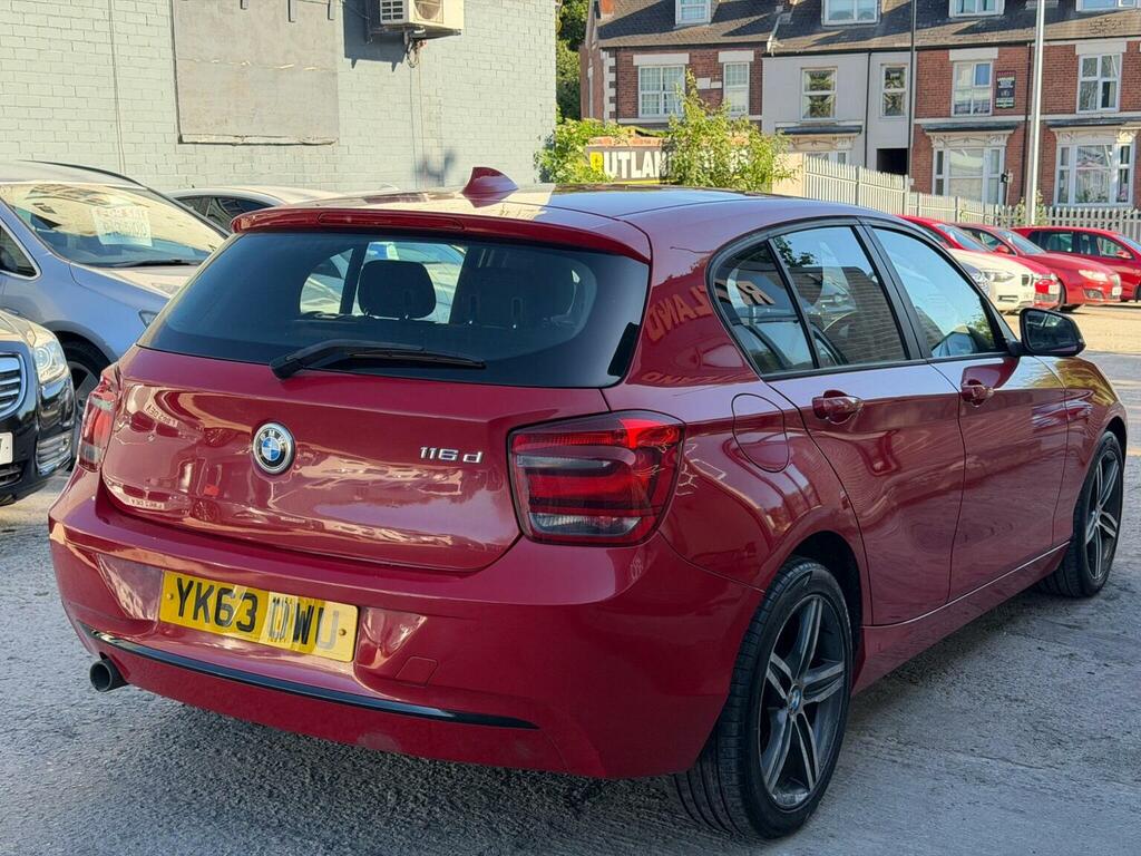 BMW 1 Series 2.0 116D Sport Euro 5 Ss YK63OWU Red #4