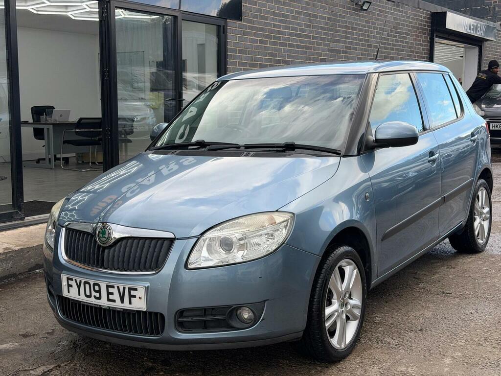 Skoda Fabia 2 Blue #1