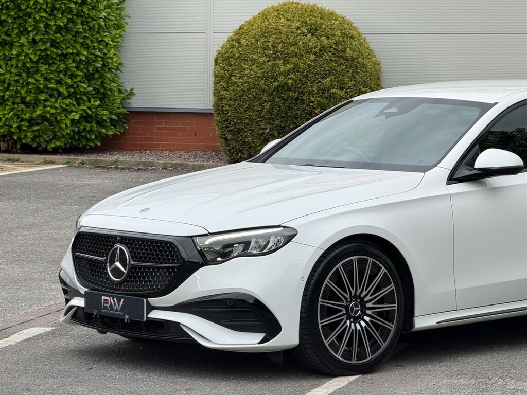 Mercedes-Benz E Class 2.0 E200h Mhev Amg Line Saloon Hybrid G White #3