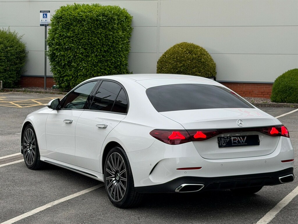 Mercedes-Benz E Class 2.0 E200h Mhev Amg Line Saloon Hybrid G White #4
