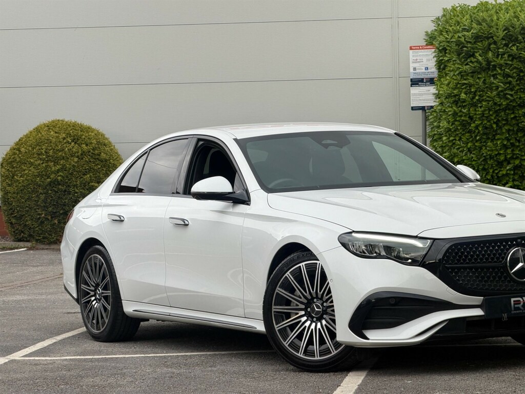 Mercedes-Benz E Class 2.0 E200h Mhev Amg Line Saloon Hybrid G White #5