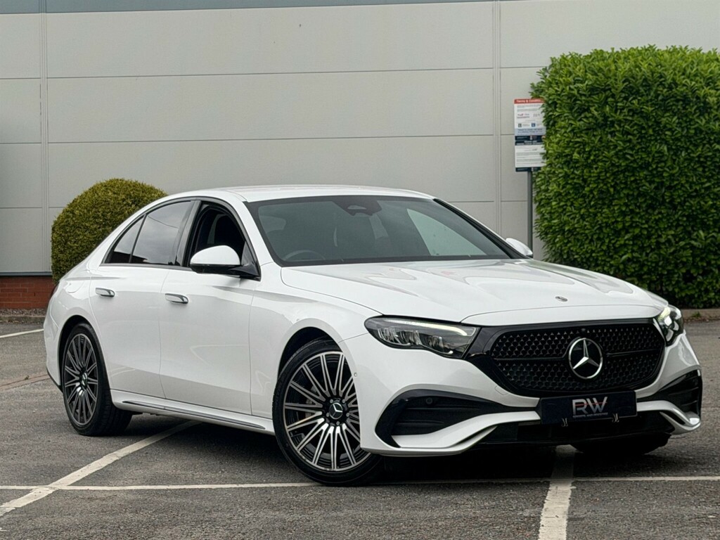 Mercedes-Benz E Class 2.0 E200h Mhev Amg Line Saloon Hybrid G White #6