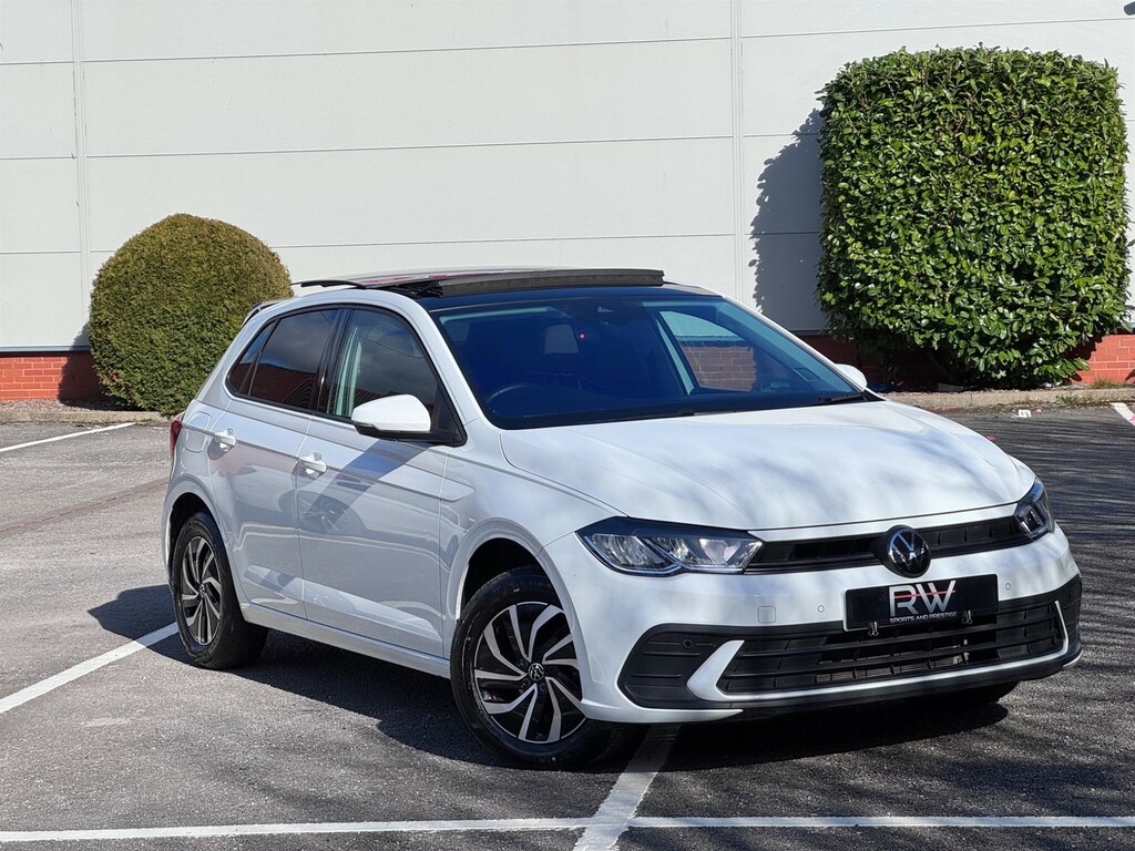 Volkswagen Polo 1.0 Tsi Life Hatchback Dsg Euro 6 Ss LO73OJN White #5