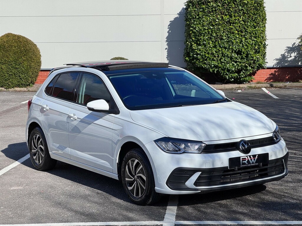 Volkswagen Polo 1.0 Tsi Life Hatchback Dsg Euro 6 Ss LO73OJN White #3