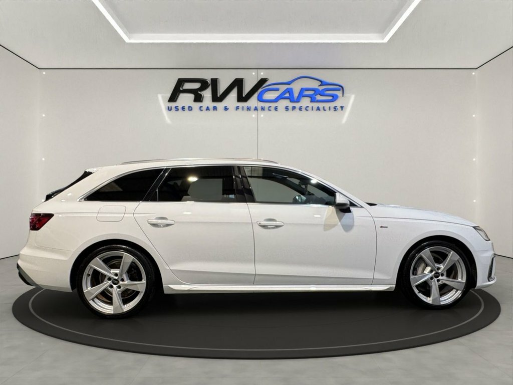 Audi A4 Avant 2L S Line White #5