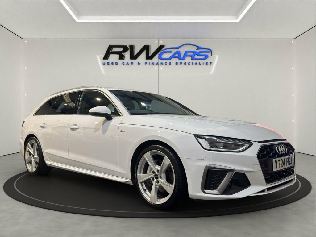 Audi A4 Avant 2L S Line White #6