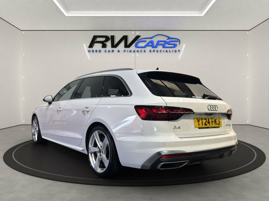 Audi A4 Avant 2L S Line White #2