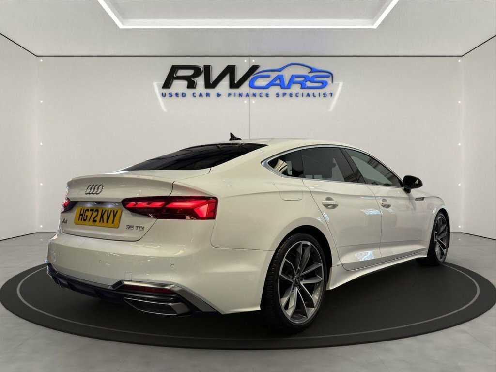 Audi A5 2L S Line White #4