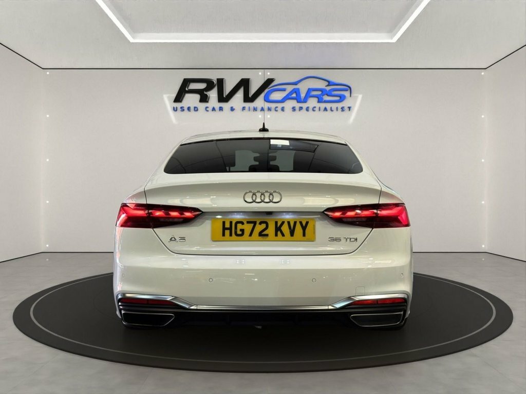 Audi A5 2L S Line White #3