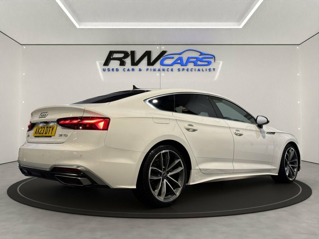 Audi A5 2L S Line White #4