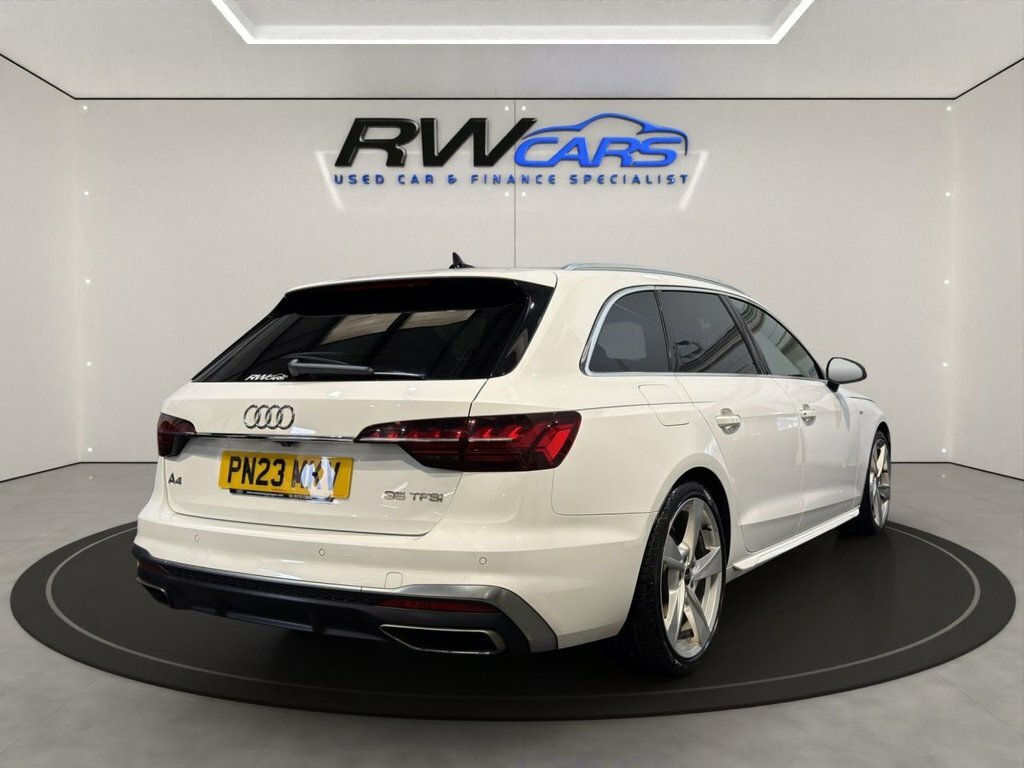 Audi A4 Avant 2L S Line White #3