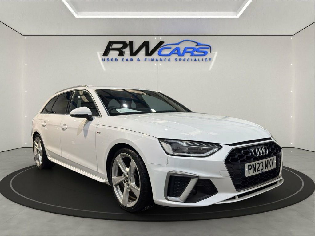 Audi A4 Avant 2L S Line White #5