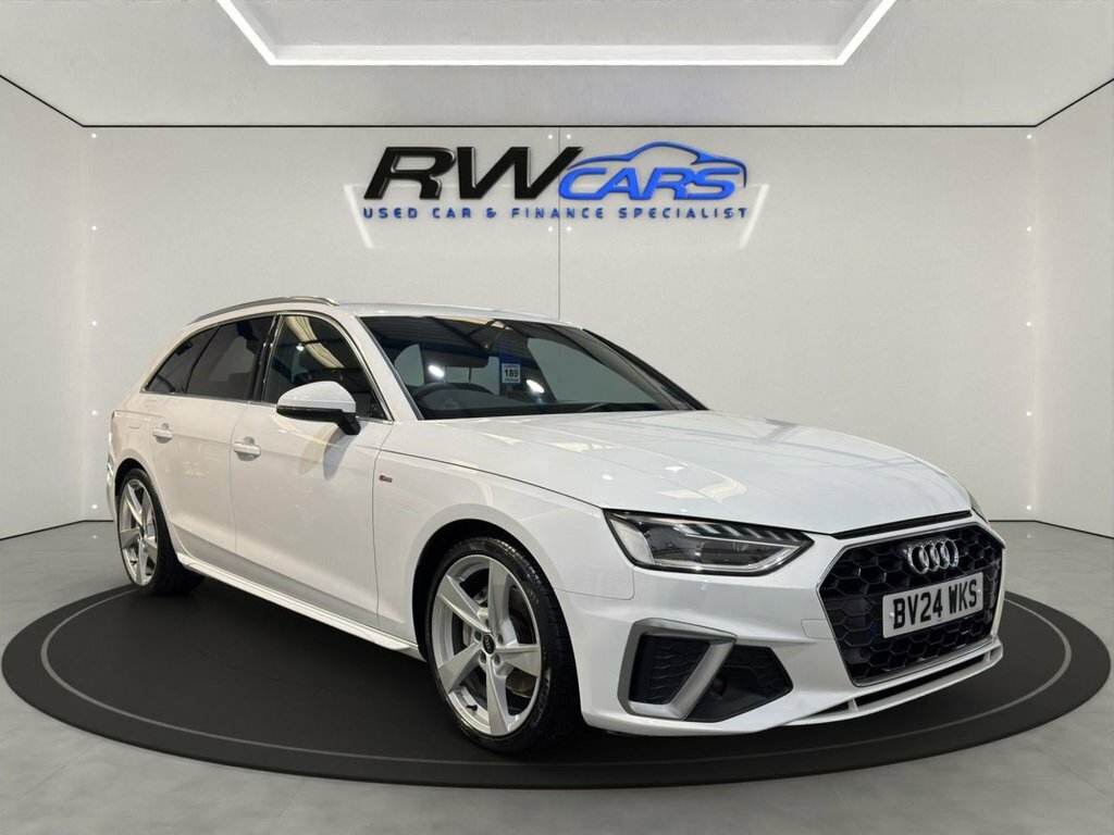 Audi A4 Avant 2L S Line White #6