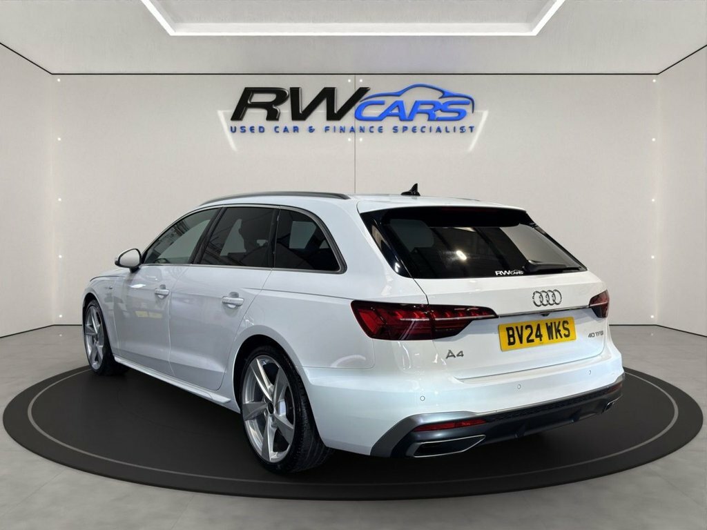 Audi A4 Avant 2L S Line White #2