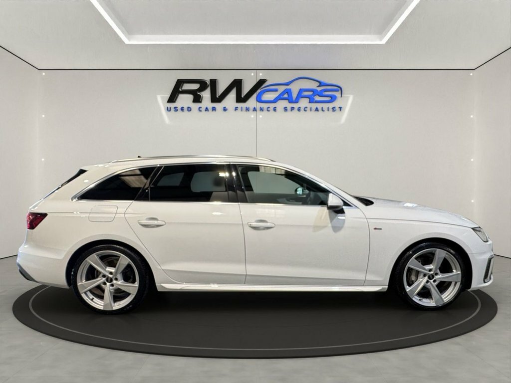 Audi A4 Avant 2L S Line White #5