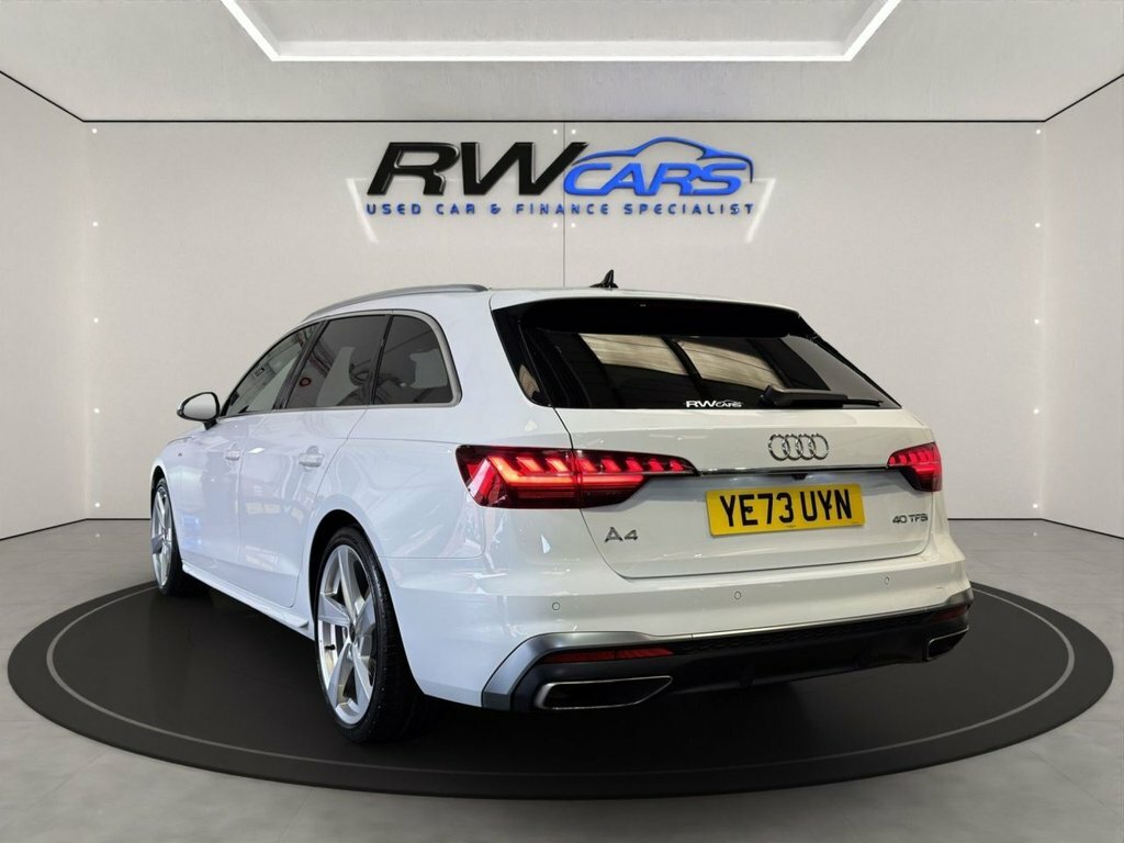 Audi A4 Avant 2L S Line White #2