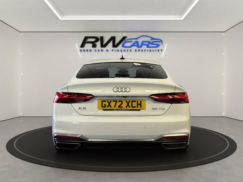 Audi A5 2L S Line White #3