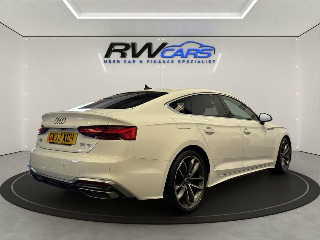 Audi A5 2L S Line White #4