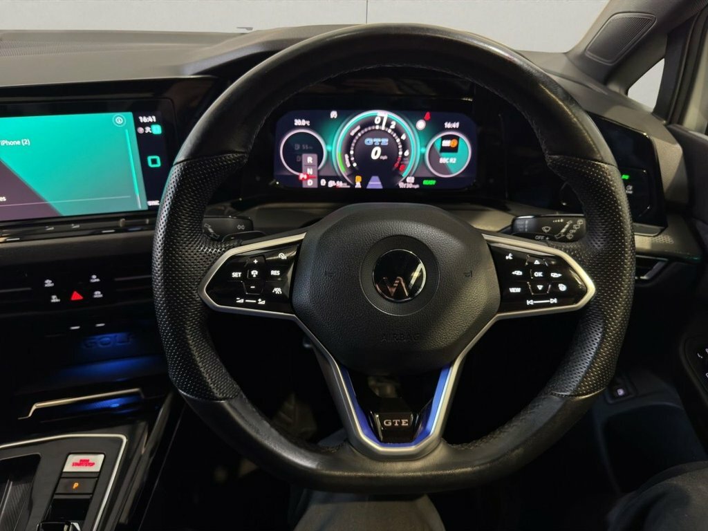 Volkswagen e-Golf Golf Gte White #14