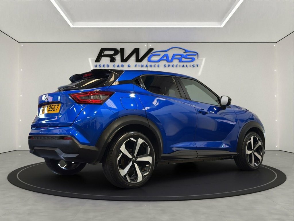 Nissan Juke 1L Tekna DYZ9557 Blue #5